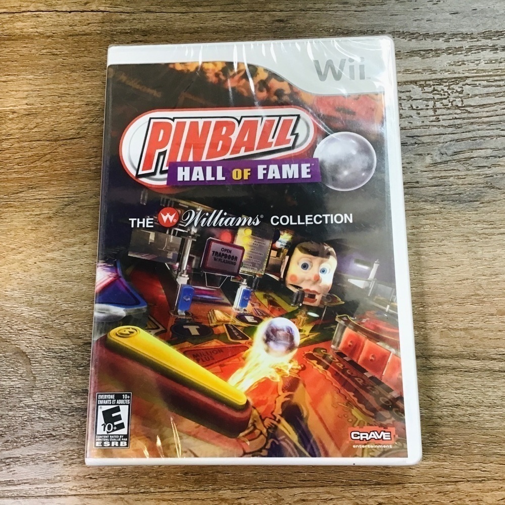 New Nintendo Wii Pinball Hall of Fame Williams Collection Sealed Classic Fun